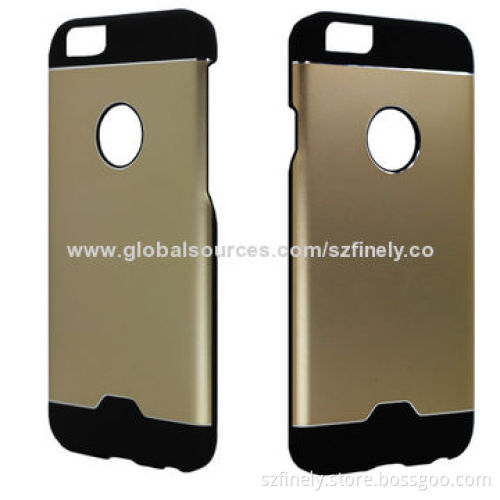 Metal case for iPhone 6, plating aluminum sheet with rubber coating, various colors availableNew